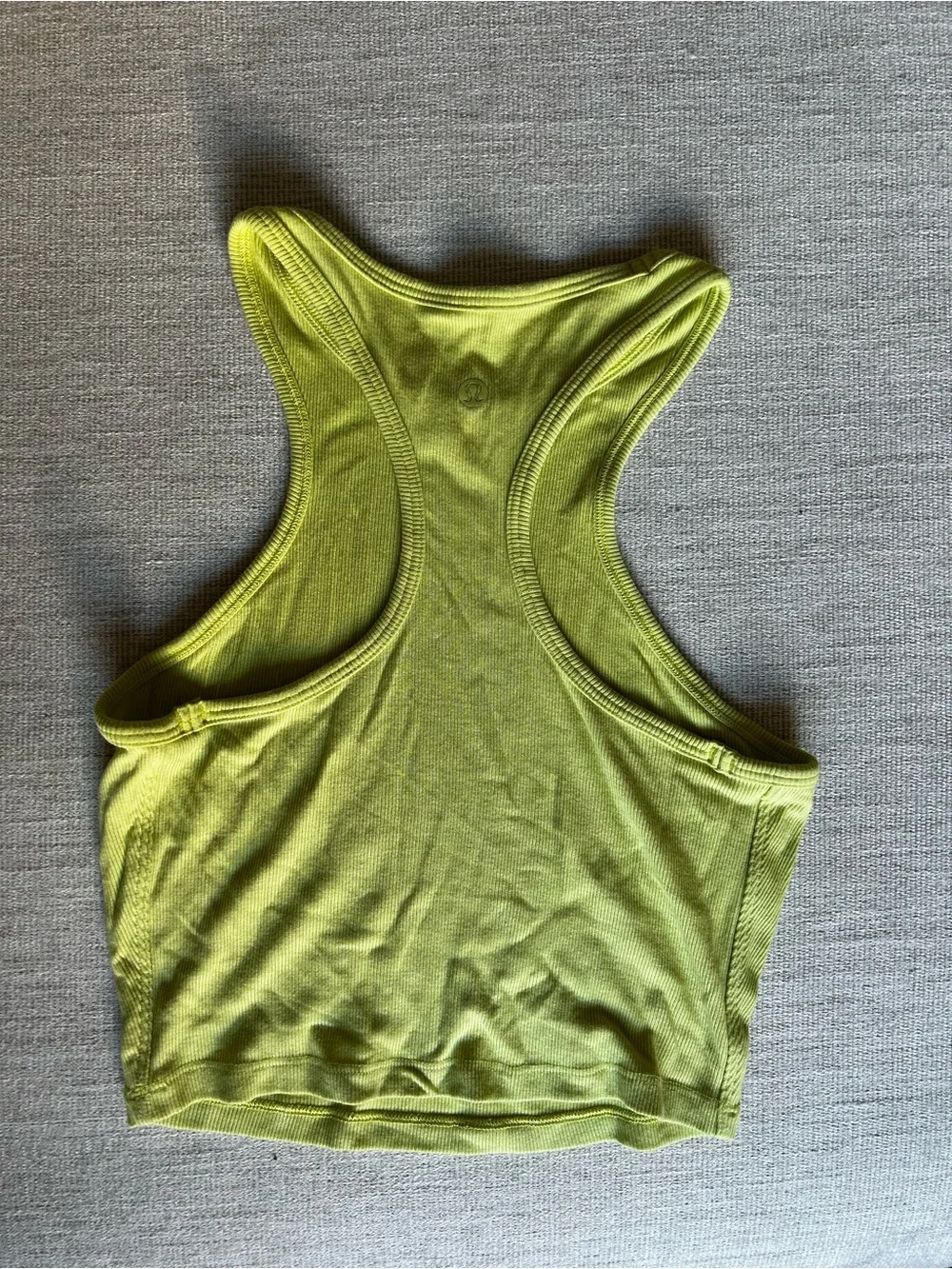 Lululemon Ribbed Racerback Cropped Tank - Picture 2 of 4